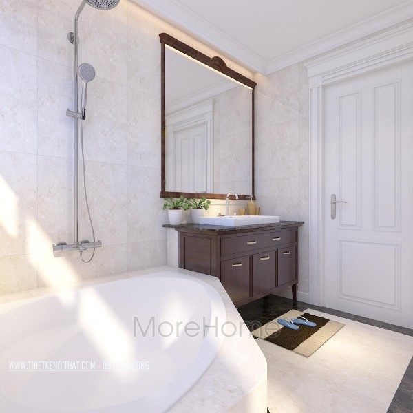 Thiết kế nội thất phòng tắm, nhà vệ sinh chung cư Hei Tower